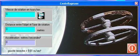 centrifugeuse de mecaflux: outil de calcul de force centrifuge